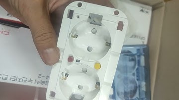 Ổ cắm điện âm tường kèm rơ le tự động đóng ngắt khi quá tải hàng nội địa Hàn Quốc