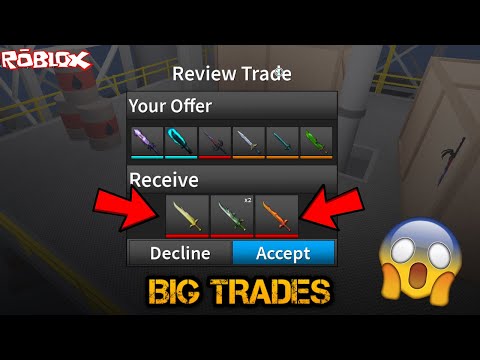*RARE* ELEMENTAL MYTHIC SET TRADE! *VERY RARE KNIVES* (ROBLOX ASSASSIN AMAZING TRADES)