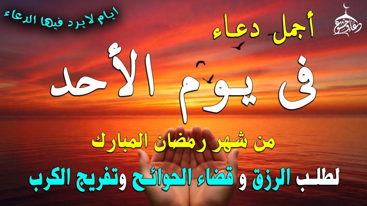 دعاء فى صباح يوم الأحد 11 من شهر رمضان لطلب الرزق والفرج وقضاء الحوائج وتفريج الهم بإذن الله 💚