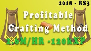 Runescape 3 - Profitable Crafting Method - 2.6m/120kXP!
