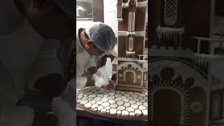 ginger house Cake #shorts #youtubeshorts #viral #food