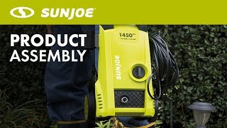 SPX1000 - Sun Joe Electric Pressure Washer - Let's Open the Box - How to Assemble and Start