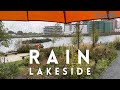 ASMR - Early Morning Walk by the Lake in the Rain 🌧️ 1 Hour