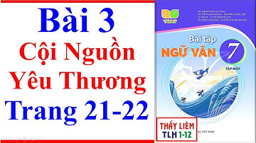 Sách Bài Tập Ngữ Văn 7 Bài 3 | Cội Nguồn Yêu Thương | Trang 21 - 22 | Kết Nối Tri Thức