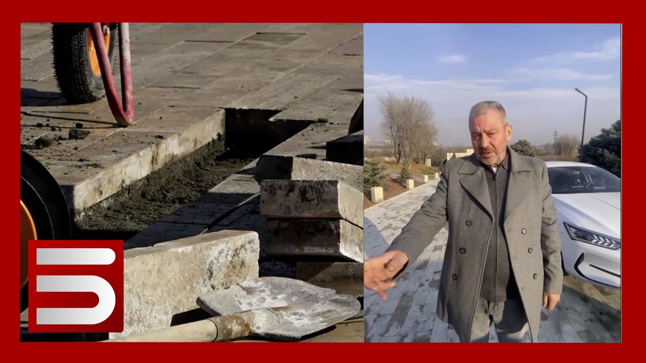 Փշուր-փշուր են լինում Եռաբլուր տանող սալիկները. անփութությո՞ւն, թե՞ կոռուպցիա