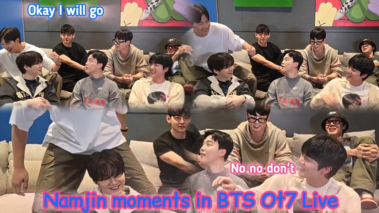 🩵🩷NAMJIN MOMENTS  IN BTS OT7 LIVE 🫶🏻💜 