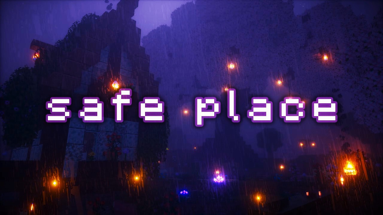 you can sleep now... (minecraft music w/ rain sounds)