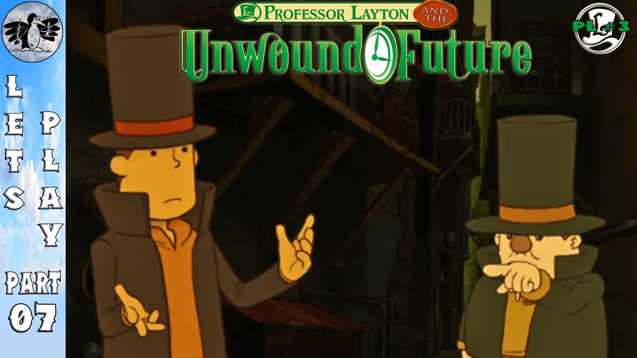 Let's Play Professor Layton and the Unwound Future Part 7 [M] Hide-and-Goon-Seek (Blind)