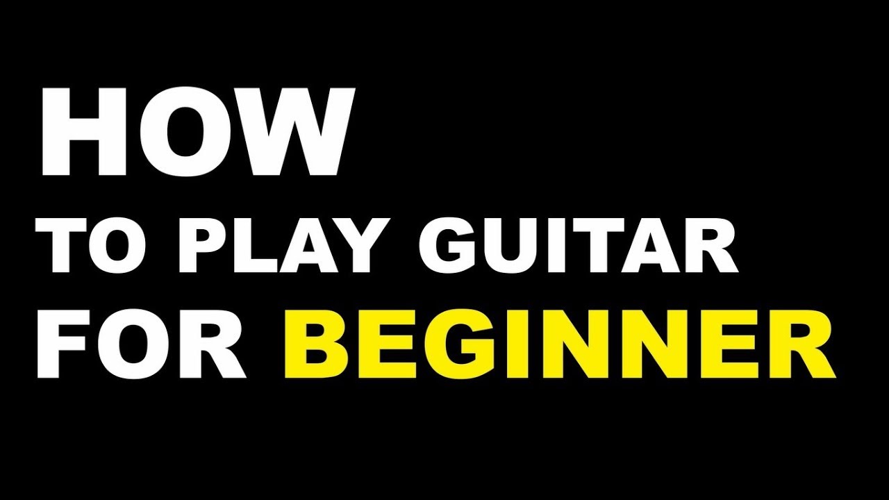 CARA MEMAINKAN GITAR UNTUK PEMULA (HOW TO PLAY GUITAR FOR BEGINNER