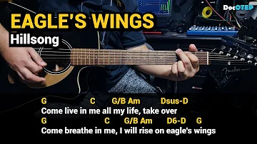 EAGLE'S WINGS - Hillsong (Guitar Tutorial with Chords Lyrics)