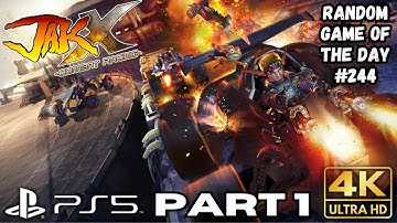 Jak X Combat Racing Gameplay Walkthrough Part 1 | PS5 PS4 | 4K HDR | RANDOM GAME OF THE DAY 244