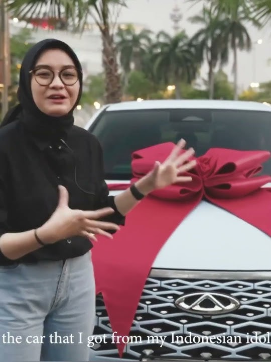 Car Handover to the Winner of Indonesian Idol 2023 #salmasalsabil #shorts