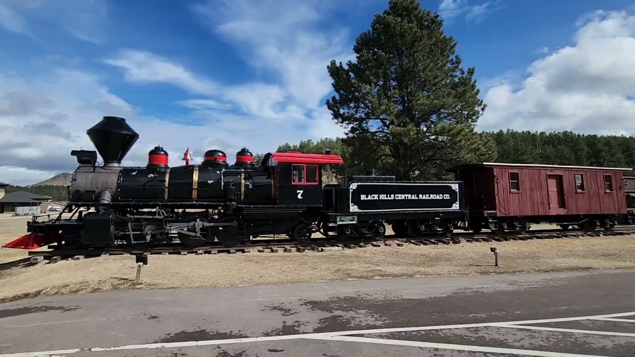 Black Hills Central Railroad in Hill City South Dakota