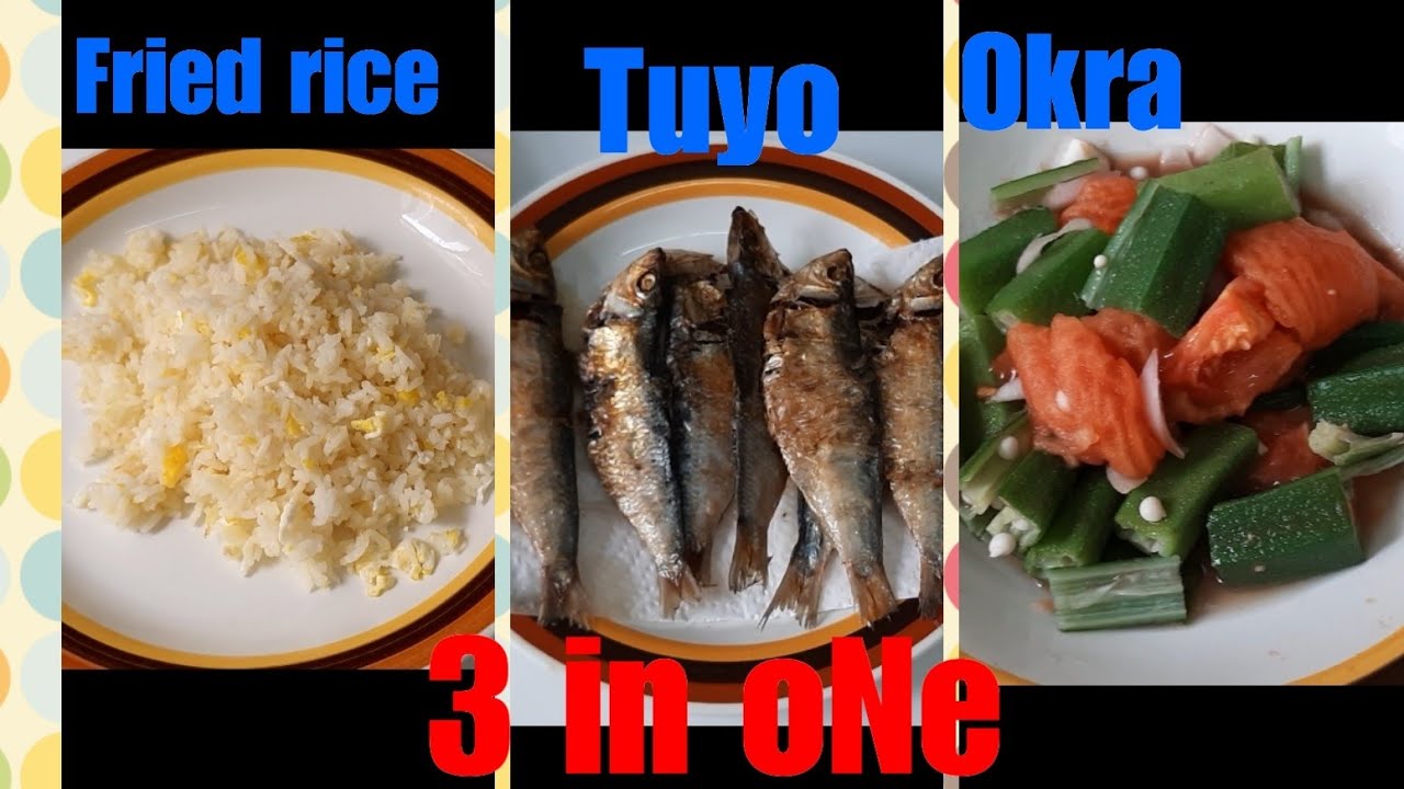 OKRA(lady finger) TUYO(dried fish) FRIED RICE YouTube