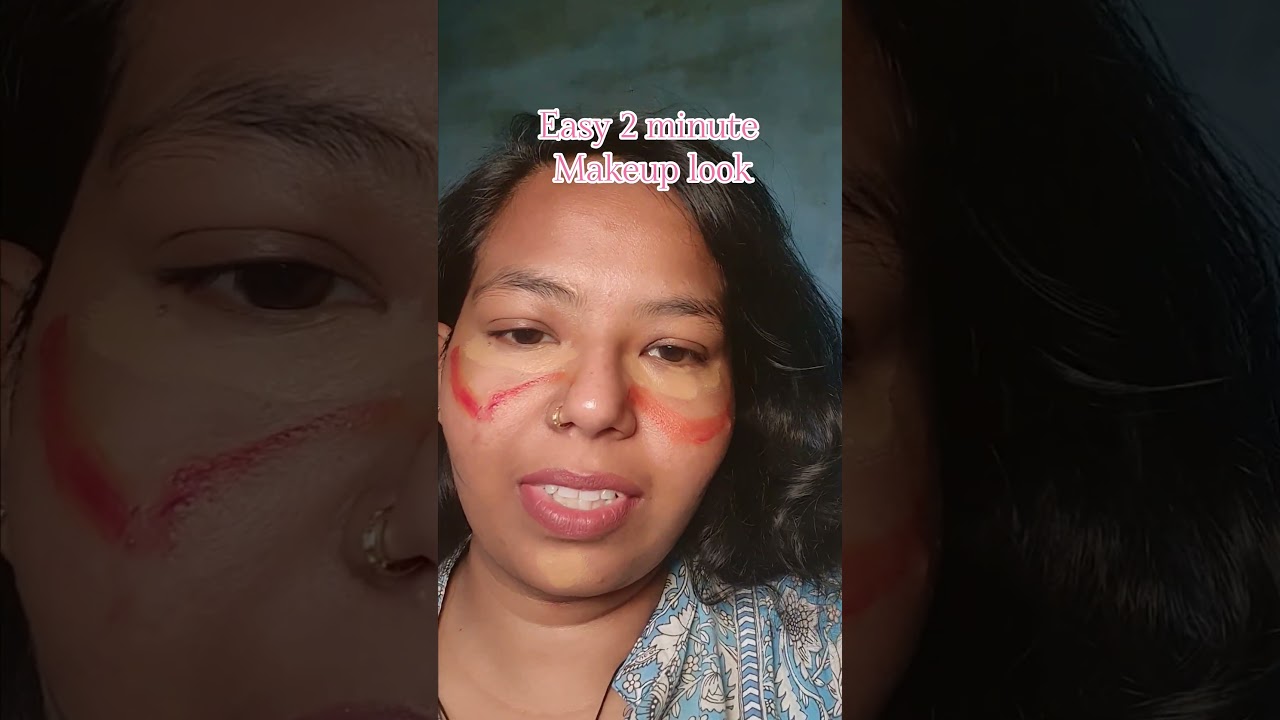 Easy 2 Minute Makeup Look✨️ 