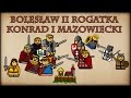 Historia na szybko  bolesaw ii rogatka konrad i mazowiecki historia polski 37 12411243