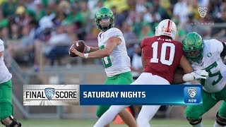 Highlights: No. 16 Oregon football takes down Stanford on Justin Herbert's 3 TDs