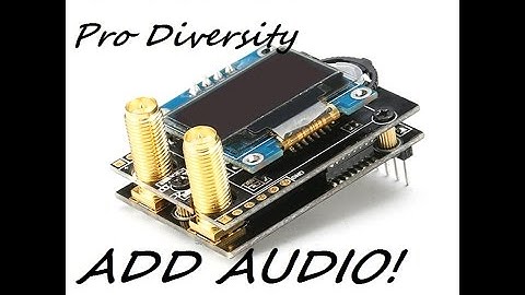 How to get audio on your Realacc RX5808 Pro Diversity module!