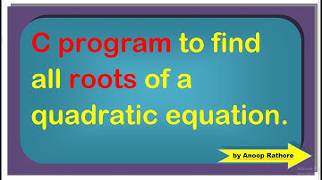 C program to find roots of quadratic equation Class 35 | Coding in C | Hindi | C programming |
