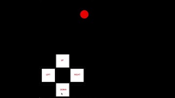 프로세싱 6주차 - 상하좌우 버튼만들고 공 움직이게 만들기