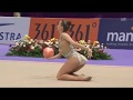 2018 asian games rhythmic gymnastics  sabina tashkenbaeva uzb ball final
