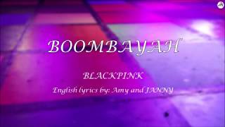 BOOMBAYAH (붐바야) - English KARAOKE - BLACKPINK