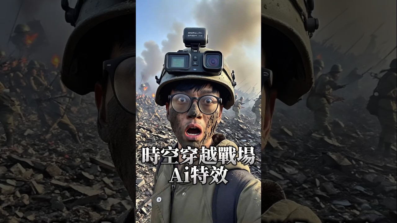 不用購買Google Veo3 使用即夢Ai 就能製作這種爆火的 穿越時空戰場播報的影片