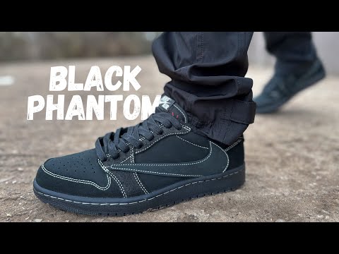 Didn't Expect THIS! Travis Scott Jordan 1 Black Phantom Review & On Foot