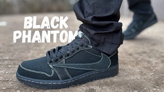 Didn't Expect THIS! Travis Scott Jordan 1 Black Phantom Review & On Foot