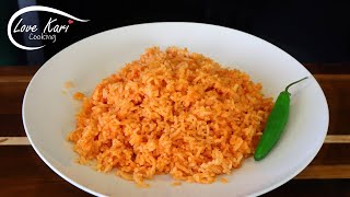 How to make Spanish Mexican Red Rice Arroz Rojo (Traditional & Easy Recipe) #shorts