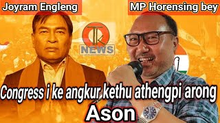 Breaking news MP Horensing bey Congress pen APHLC aphan kepu alam