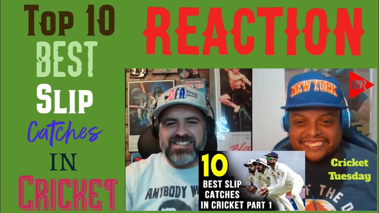 Top 10 Best Slip Catches in Cricket Part 1 Cricket Tuesday Reaction