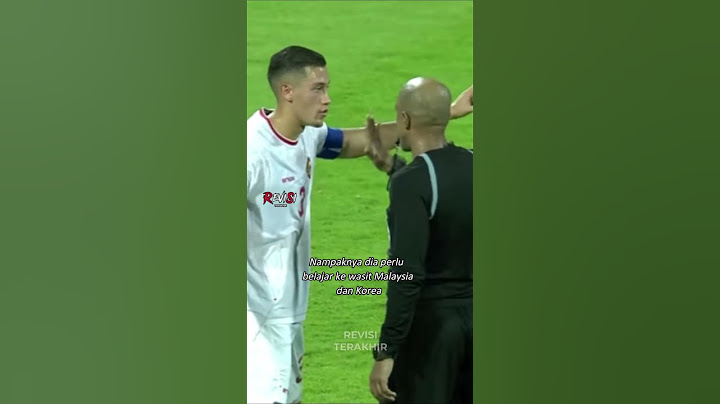 Ahmed Al Kaf harus belajar hitung-hitungan ke wasit Malaysia dan Korea