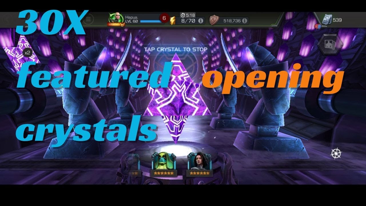 30 featured crystal (old one )opening mcoc