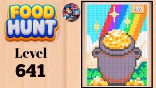 Food hunt pixel puzzle level 641 solution and walkthrough for gameplay 