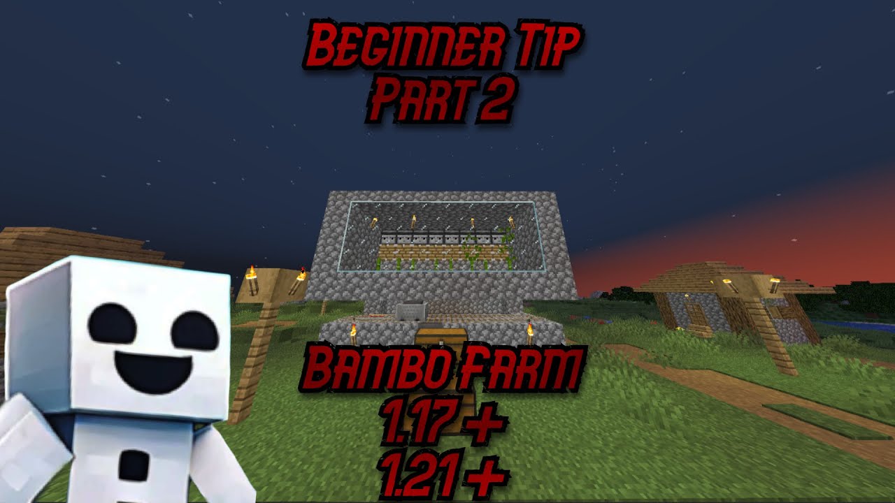 Amazing Minecraft Beginner Tip For Infinite Bambo Smelting - YouTube