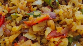 Poha recipe |Flattened rice |Breakfast recipes |Poha kanda n peanuts |Mumbai Style Poha