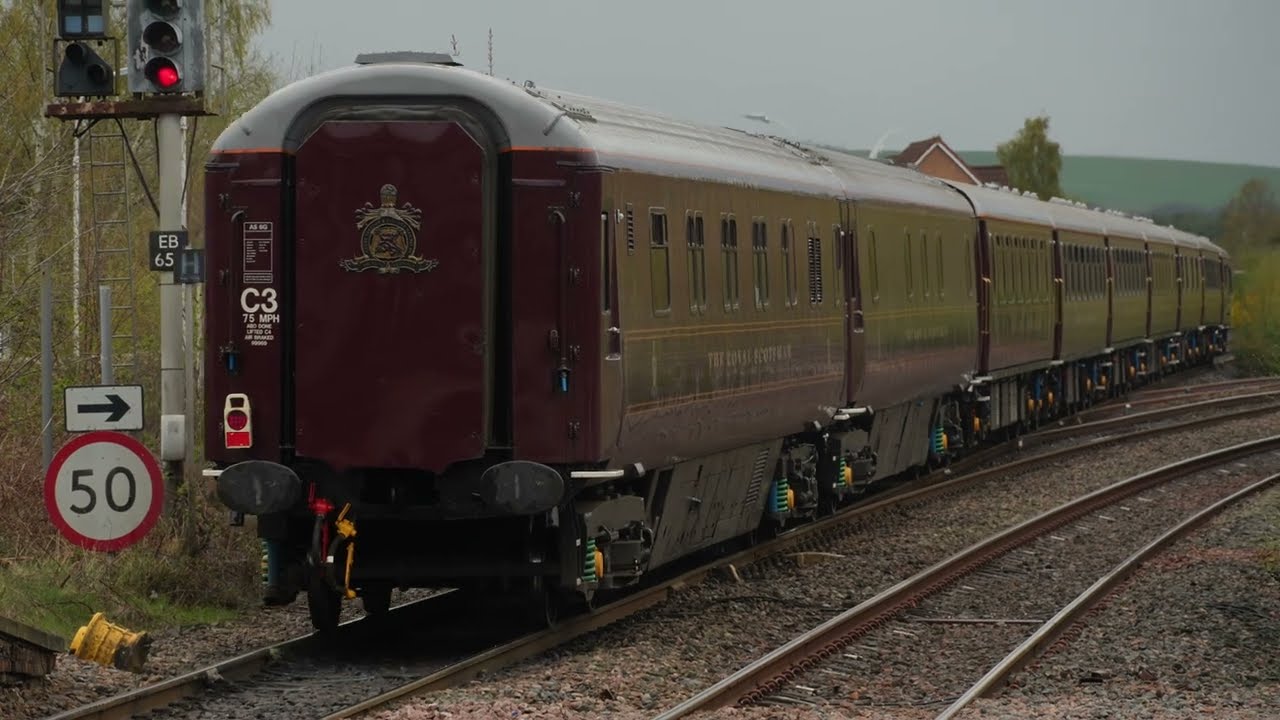 Trains at Ladybank - 14/04/25 - ***Featuring The Royal Scotsman***
