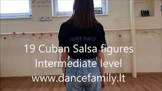 19 Cuban Salsa figures (intermediate level) Casino style