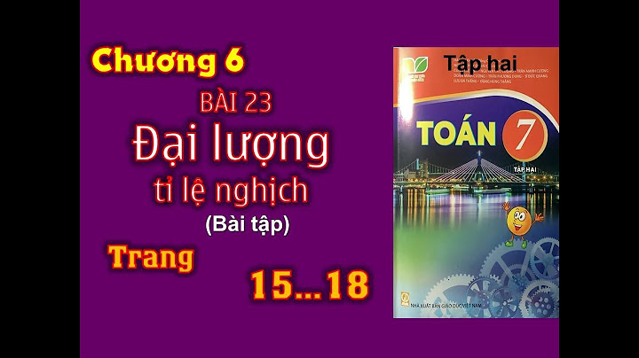 Bài 23 trang 115 sgk toán 7 tập 1 năm 2024