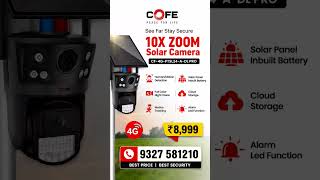 10X ZOOM 😱😱 Solar camera installation contact no.🤙9327581210