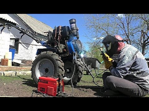 Ремонт мотоблока.Сломалась подножка.