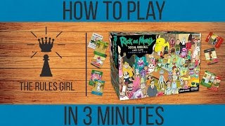 How To Play Rick And Morty Total Rickall In 3 Minutes - Part 1 Standard Mode - The Rules Girl