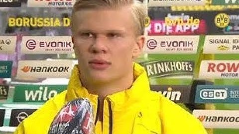 Erling Haaland wasn’t made for interviews