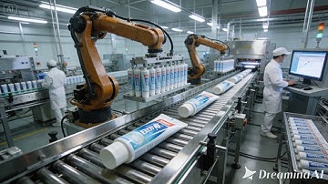Inside a toothpaste factory - The toothpaste manufacturing process