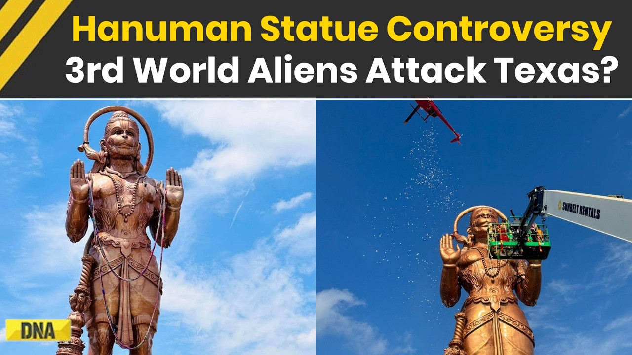 US News: Shocking MAGA Remark Hanuman Statue Called 3rd World Aliens
