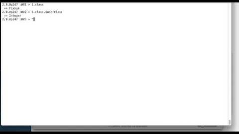 Ruby Programming Language: How to get superclass of a class in ruby