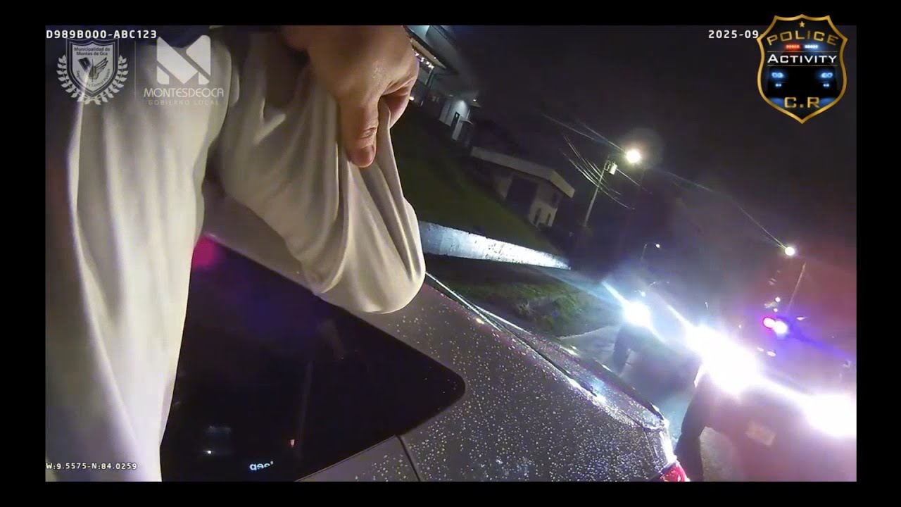 Huye por todo San Pedro y termina con final feliz! Policía Municipal de Montes de Oca