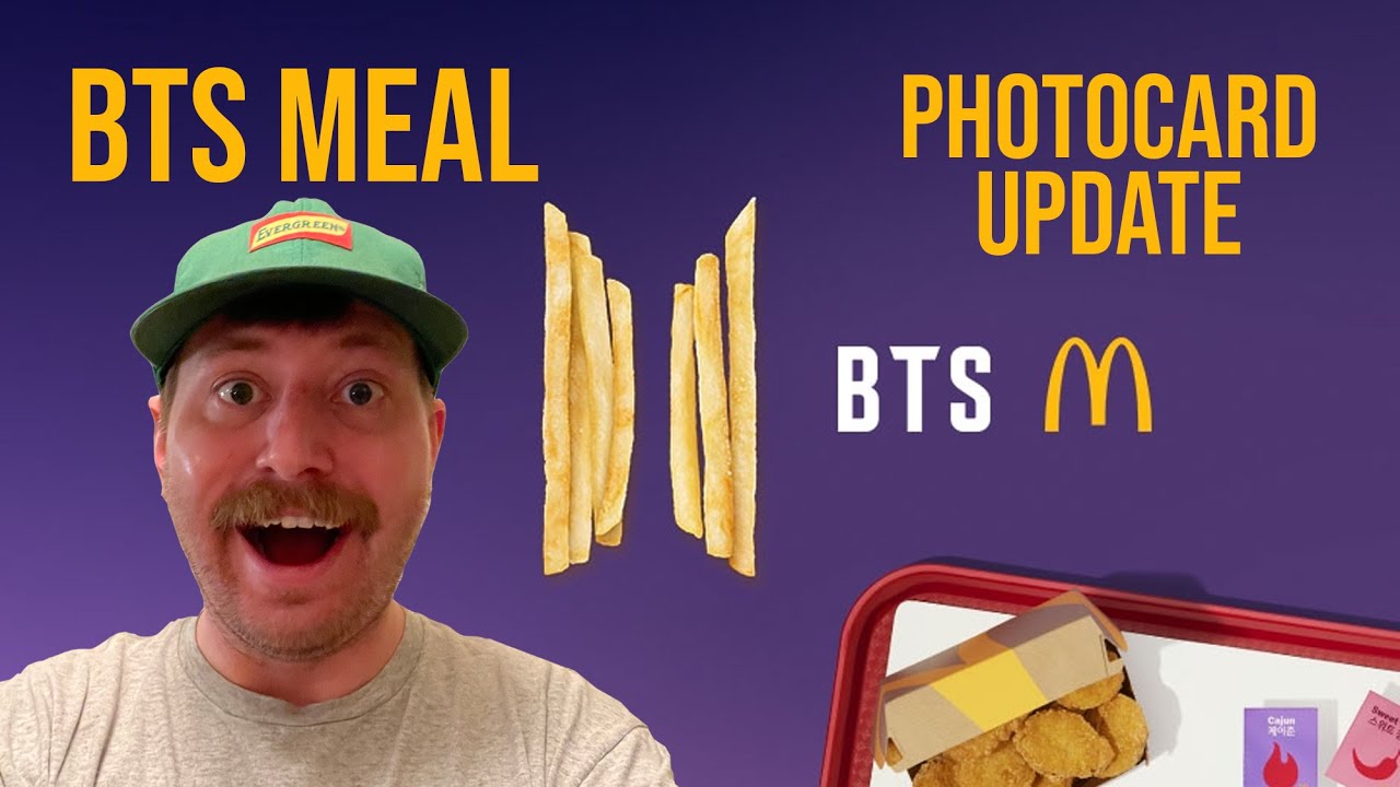 Mcdonald S Bts Meal Photocard Update Youtube