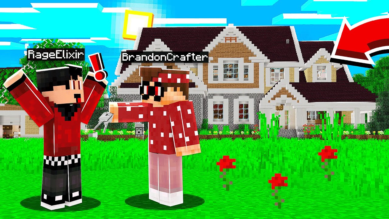 SURPRISING MY BEST FRIEND WITH A NEW MINECRAFT HOUSE! (Realms SMP S4 E9)